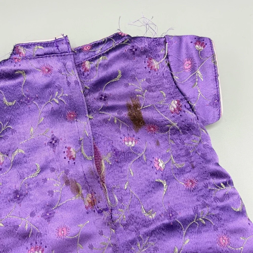Bitty Baby Twins American Girl Doll Pretty Plum Dress Shoe Tights Outfit Read